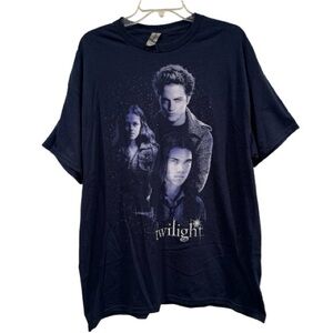 Twilight Saga Edward, Bella, Jacob Short Sleeve Graphic Tee NWOT XL